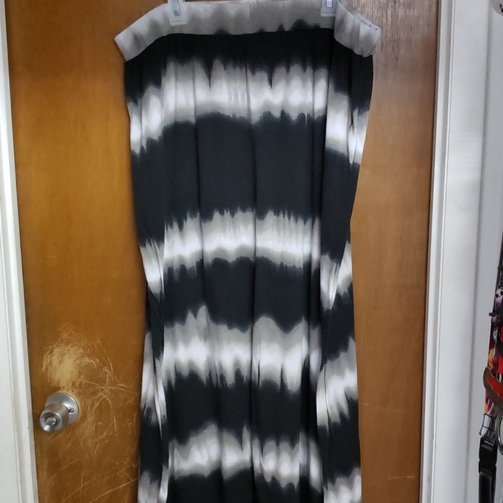 Tie dye maxi skirt
